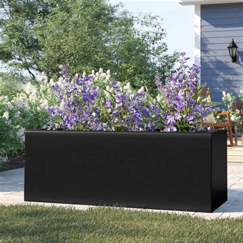 rectangular planter box outdoor